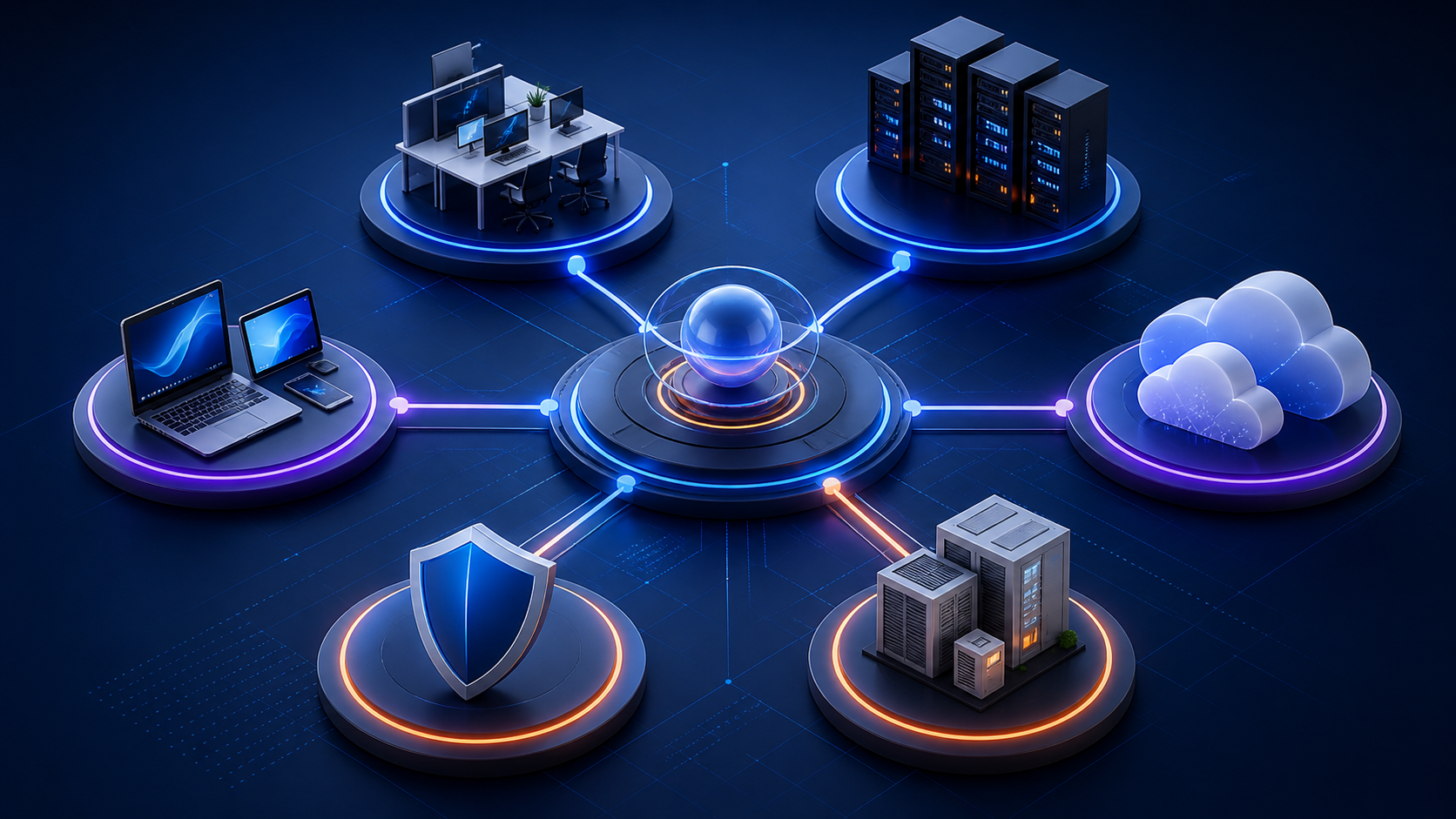 韦柏网络工程师为企业提供IT外包与运维服务