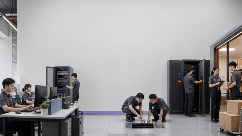 企业IT服务团队协同维护办公终端、网络和机房环境