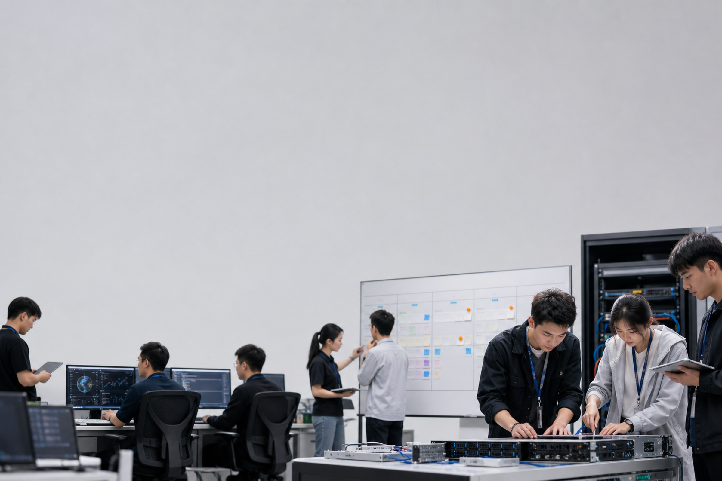 韦柏服务能力Banner 桌面、网络、服务器、安全与弱电团队协同场景